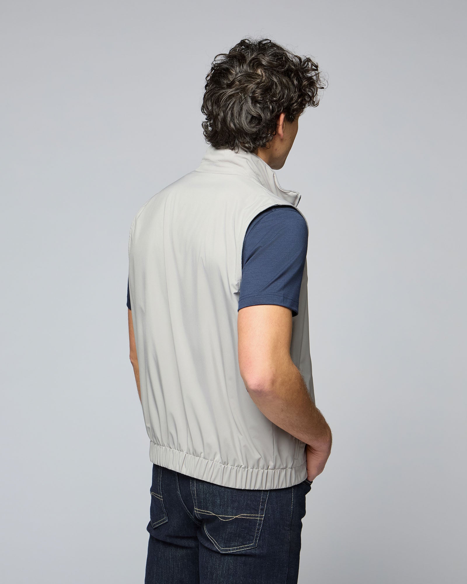 Sleeveless with Technical Fabric