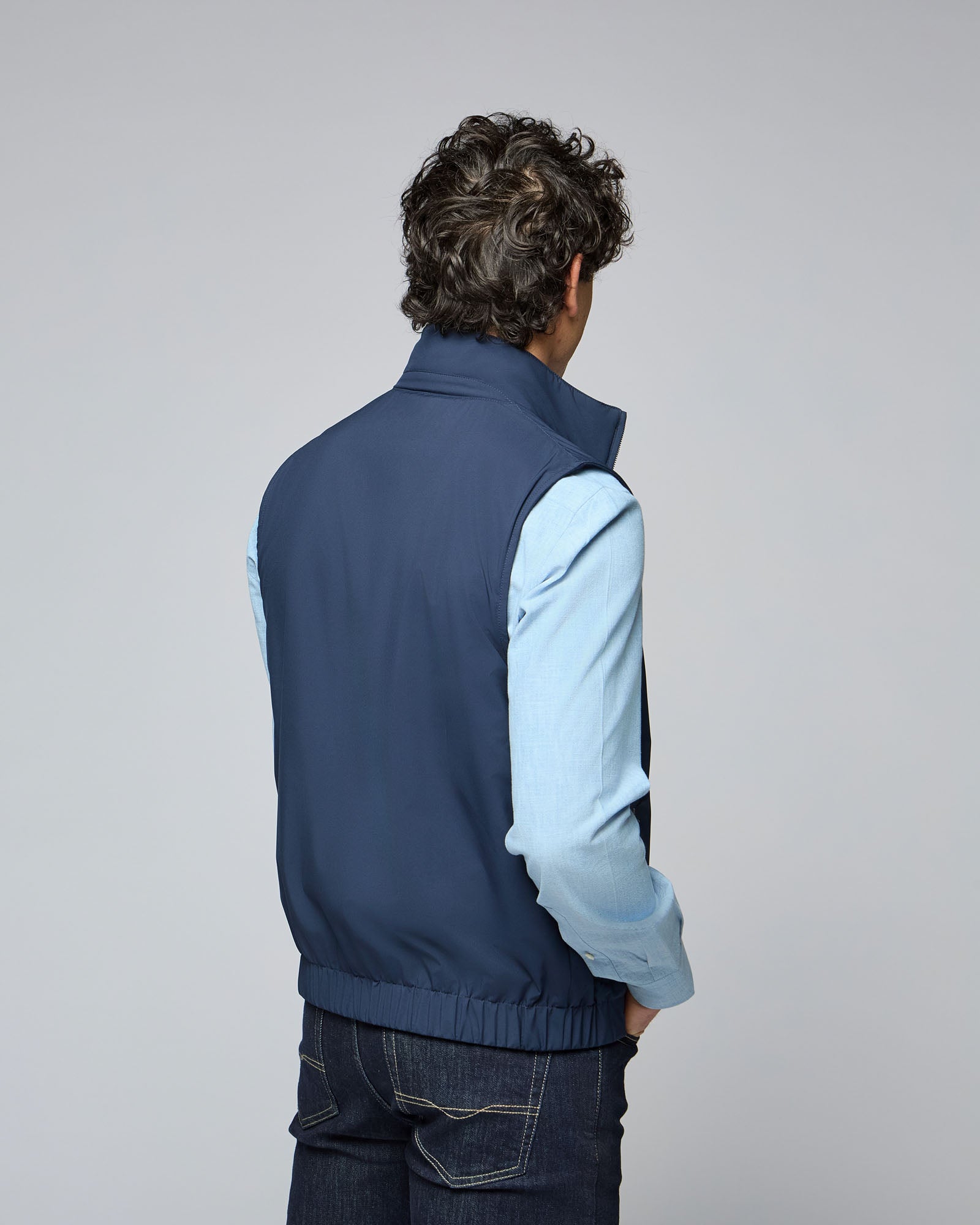 Sleeveless with Technical Fabric