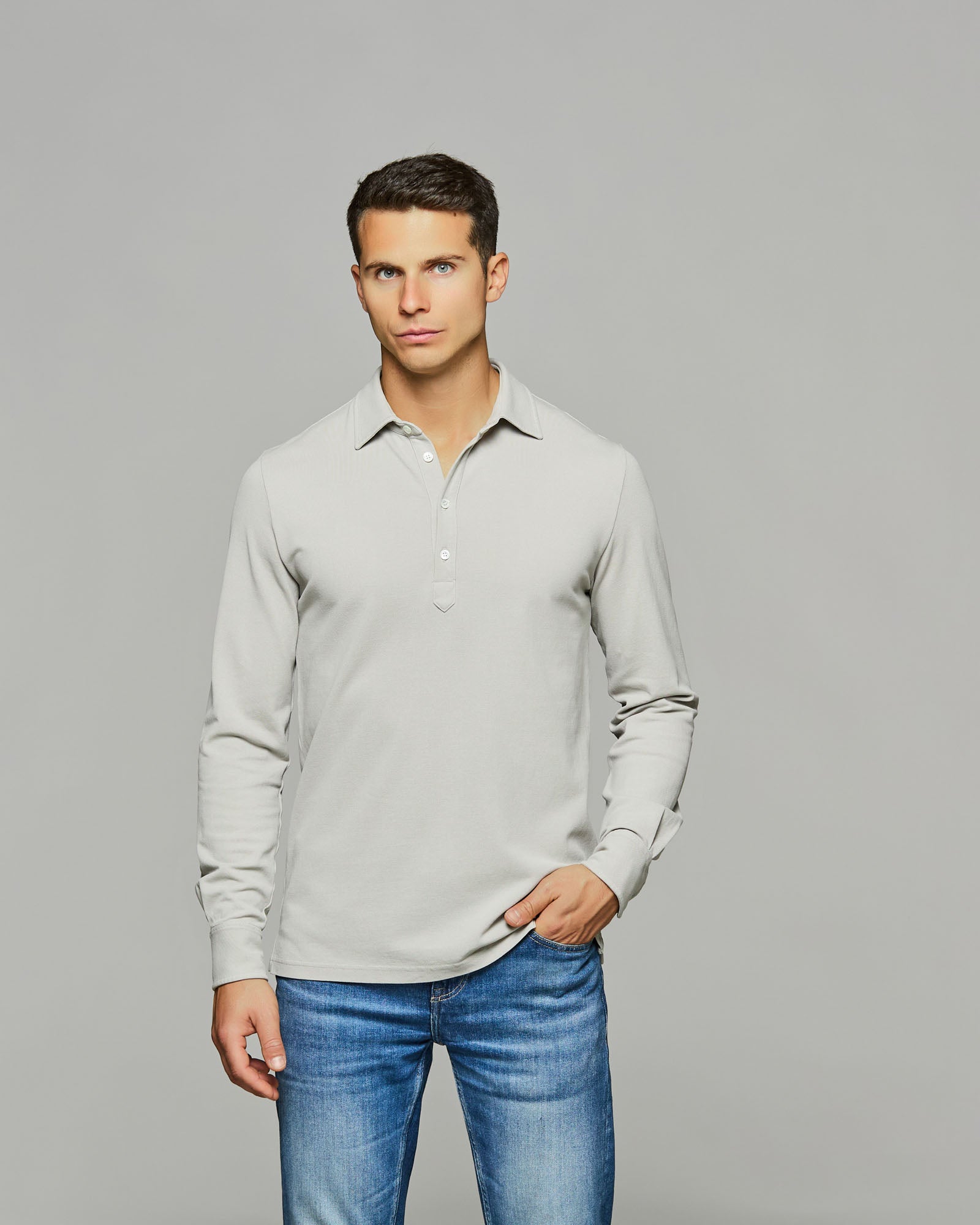 Polo Manica Lunga in Piquet