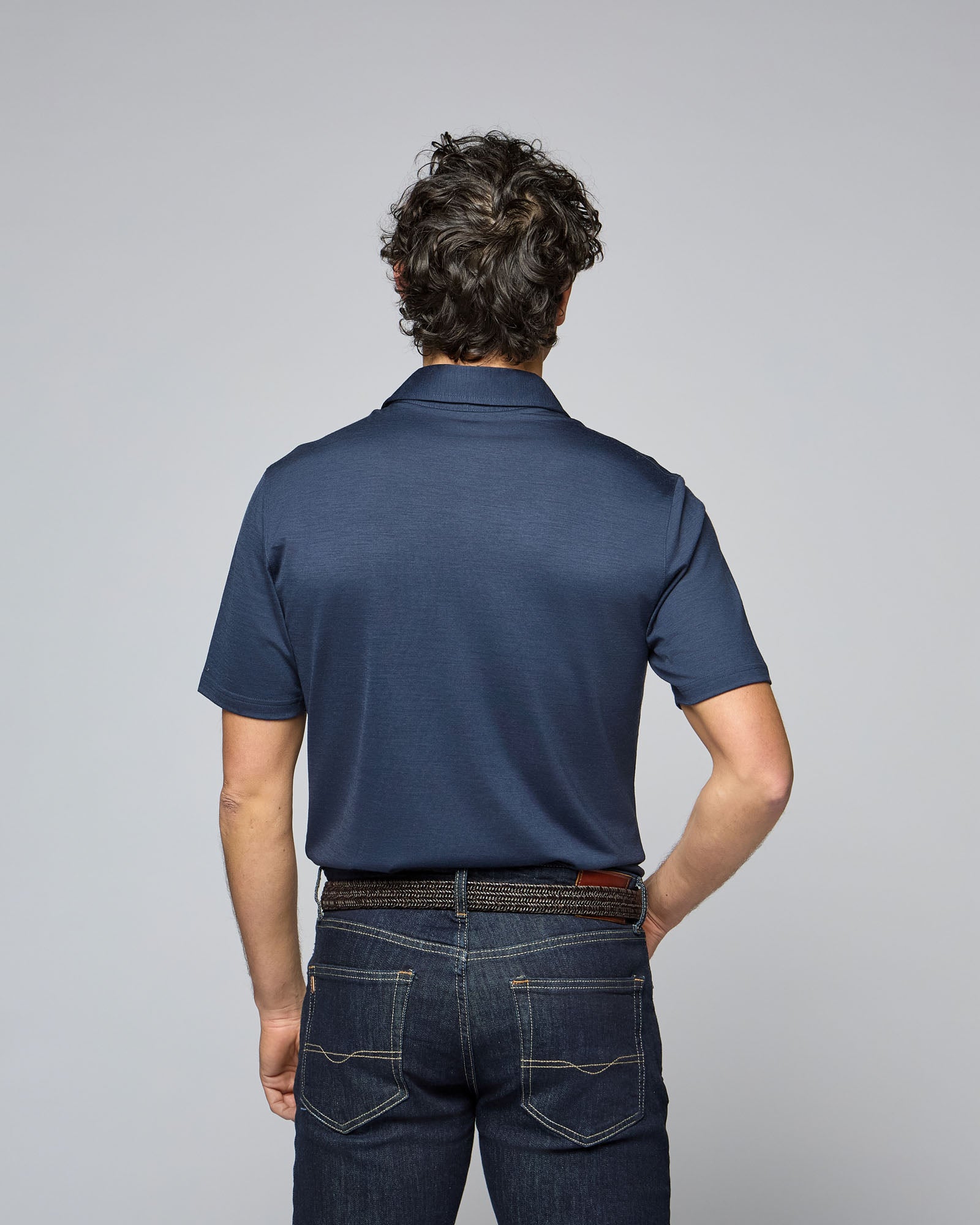 Short Sleeve Polo with Buttons