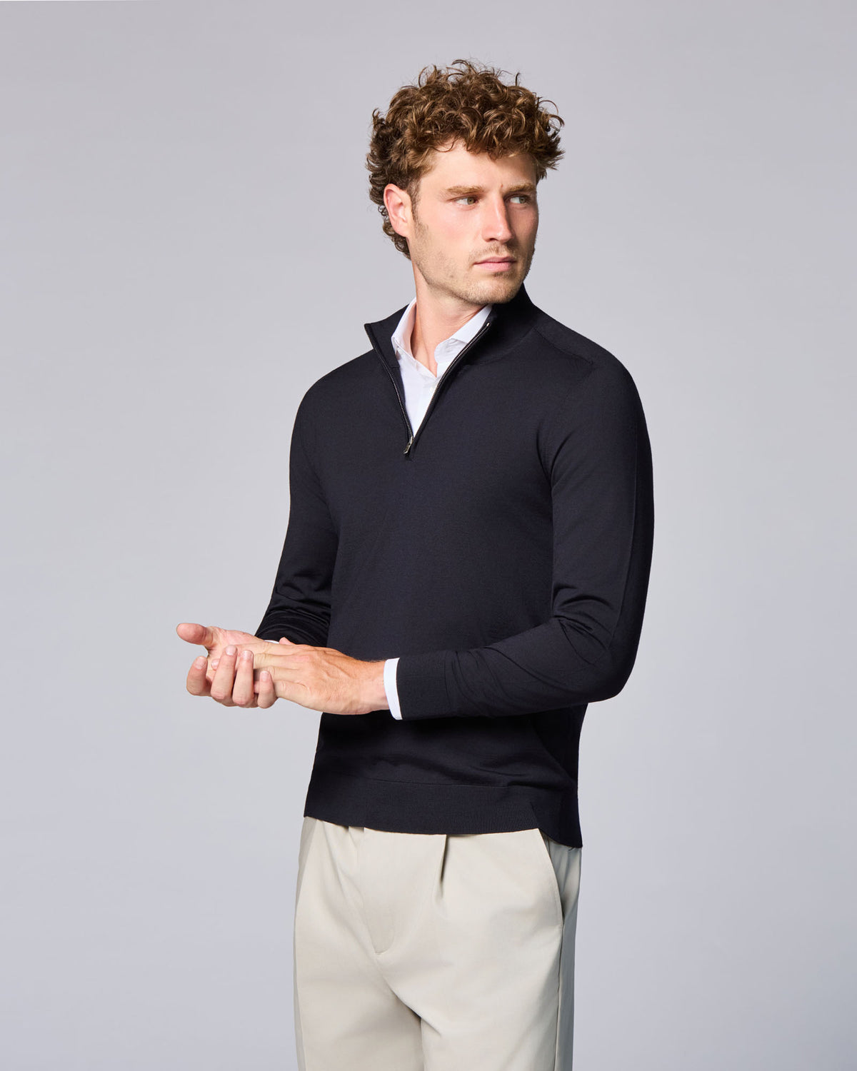 Half-Zip - Maestrale Wool