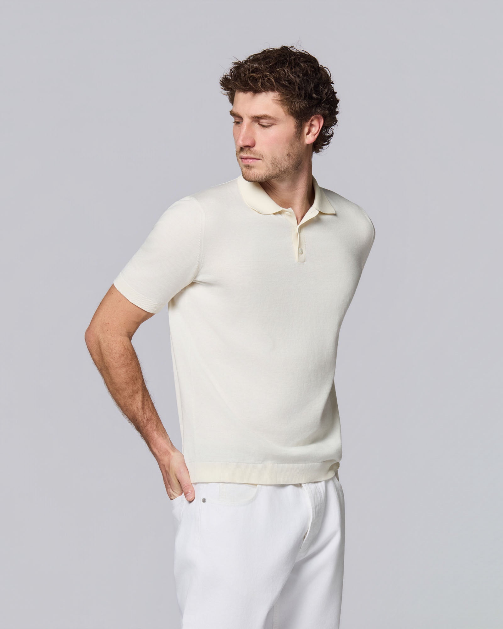 Polo Manica Corta con Bottoni