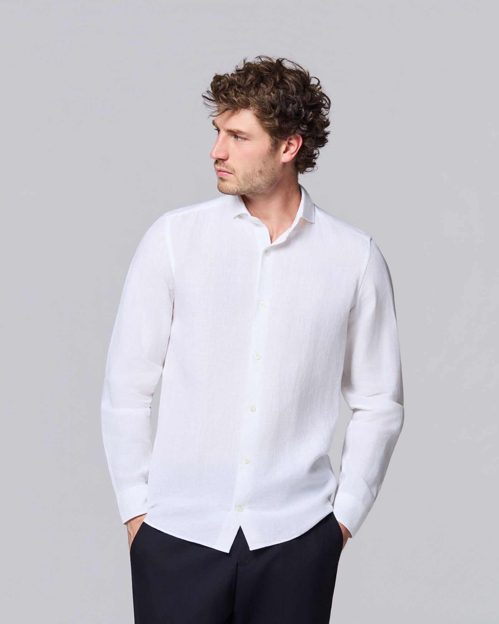 CAMICIA IN TELA - REGULAR FIT