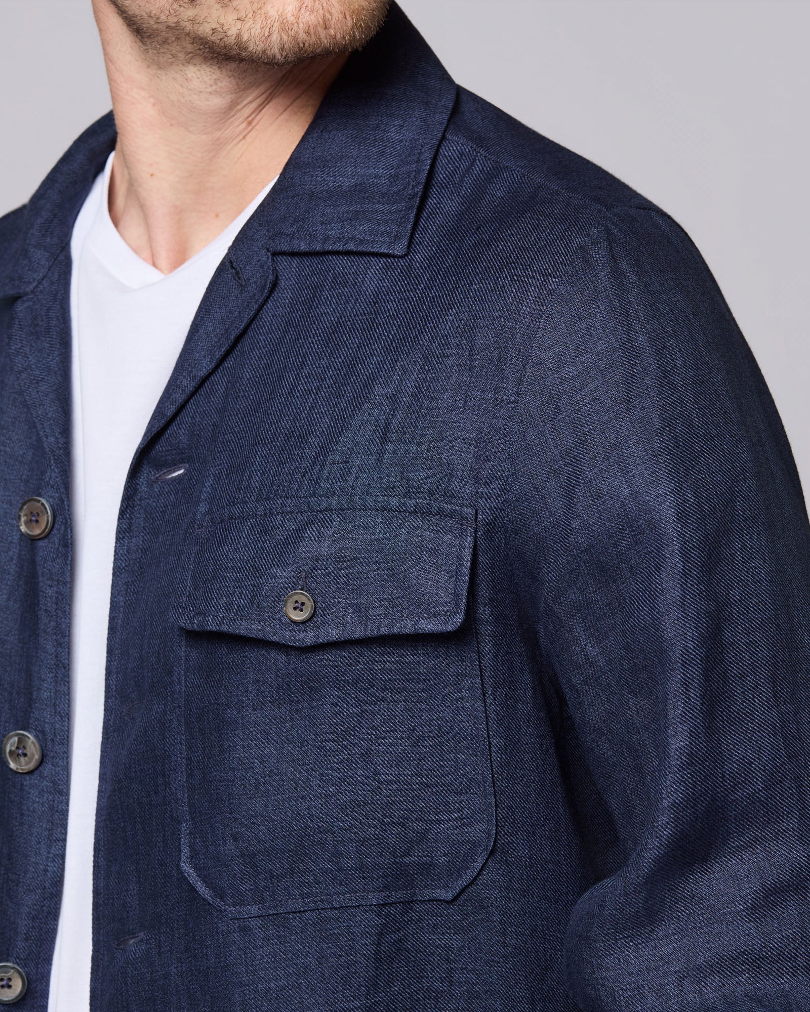 OVERSHIRT IN LINO