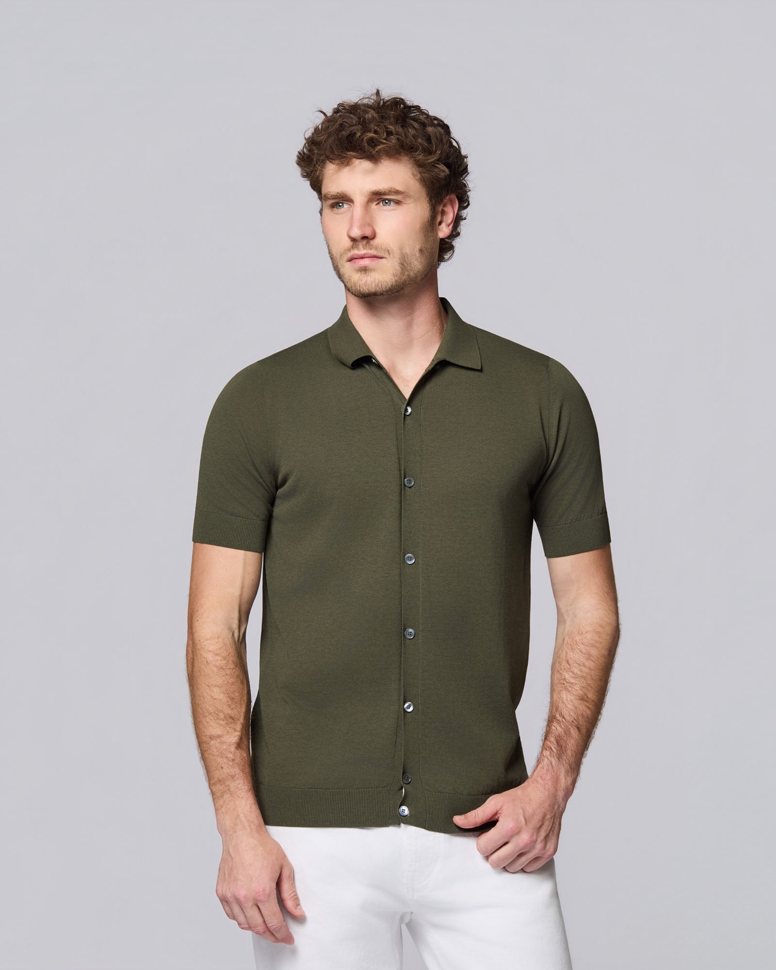 POLO MANICA CORTA CON BOTTONI