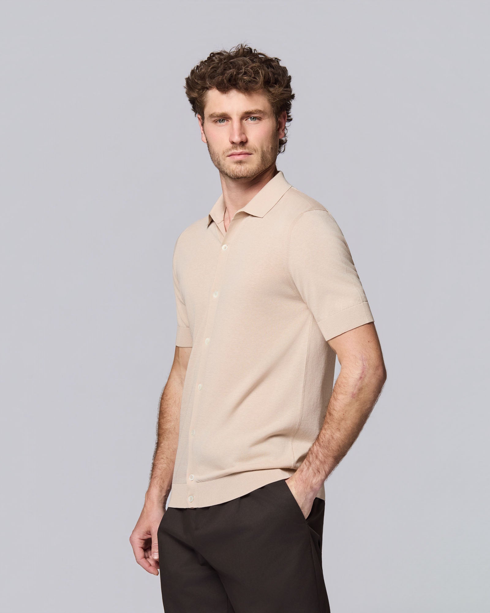 POLO MANICA CORTA CON BOTTONI
