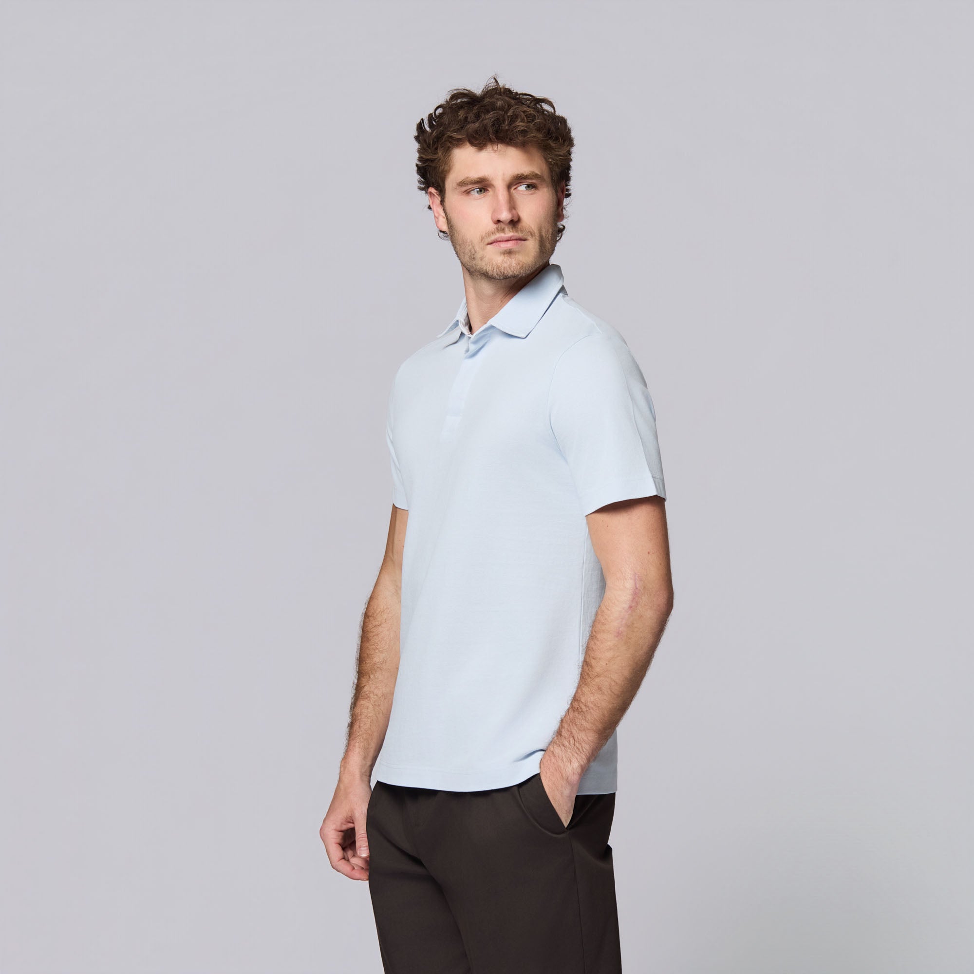 Short Sleeve Pique Polo