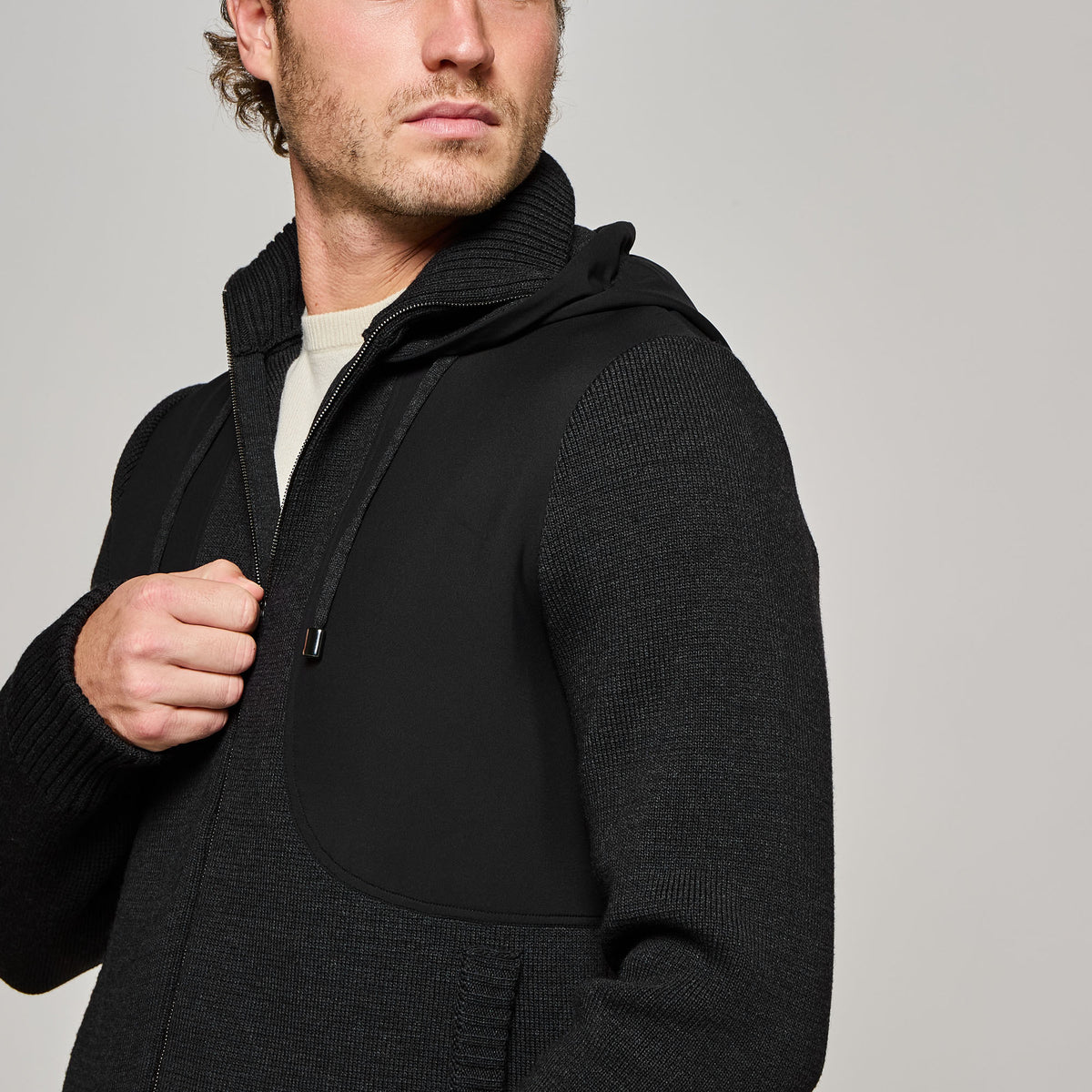 Hooded Jacket - Bora Wool