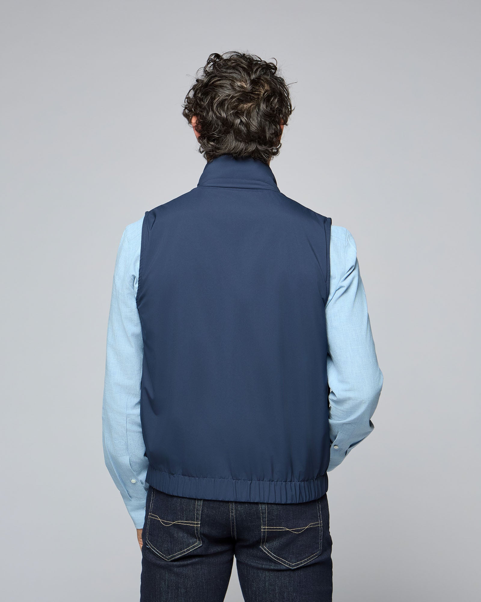Sleeveless with Technical Fabric