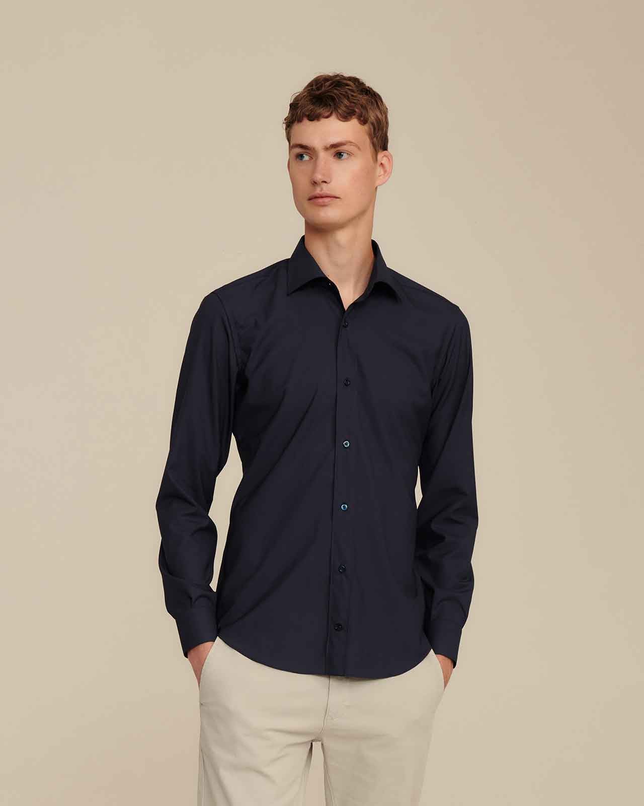 Camicia in Tela - Slim Fit