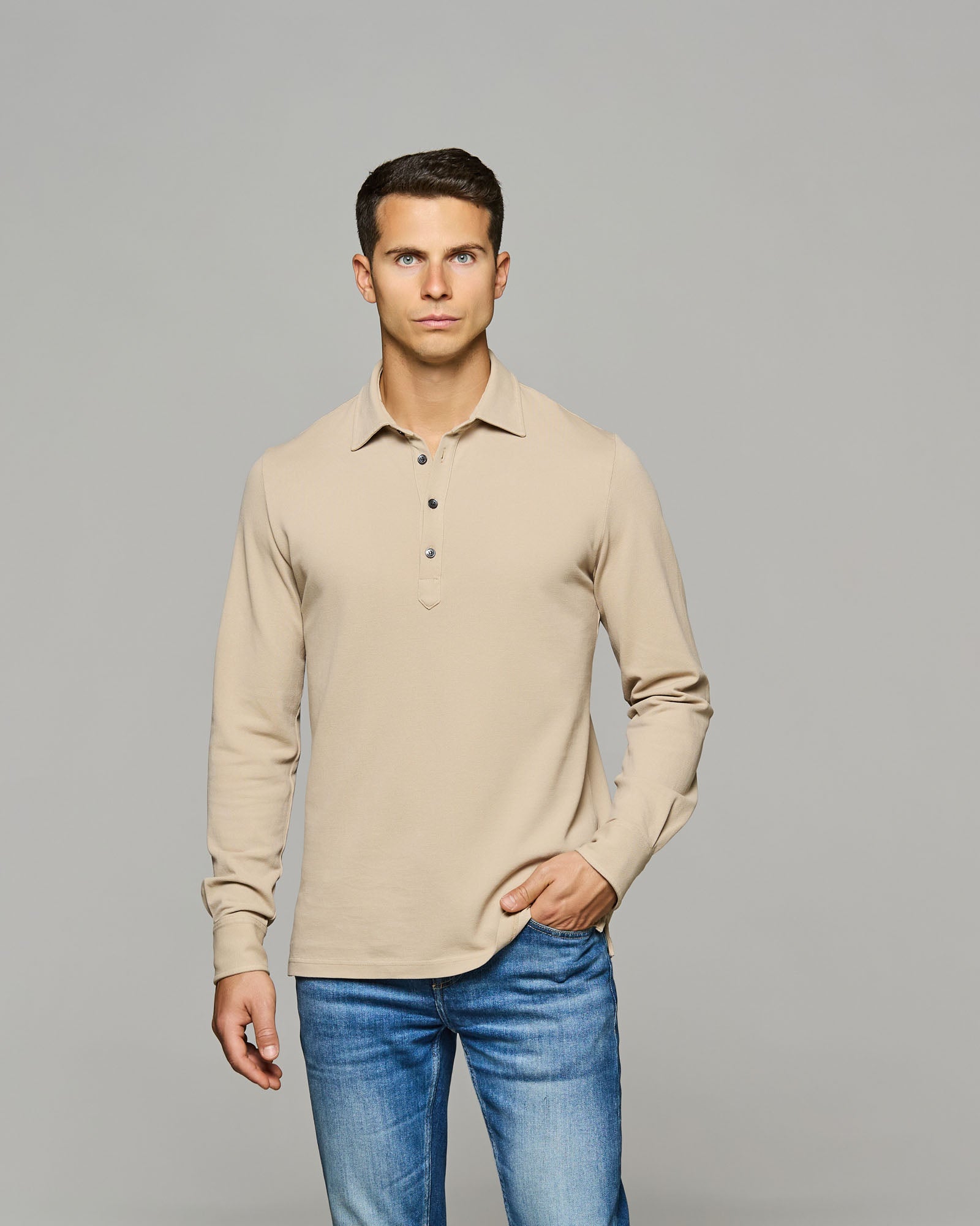 Polo Manica Lunga in Piquet