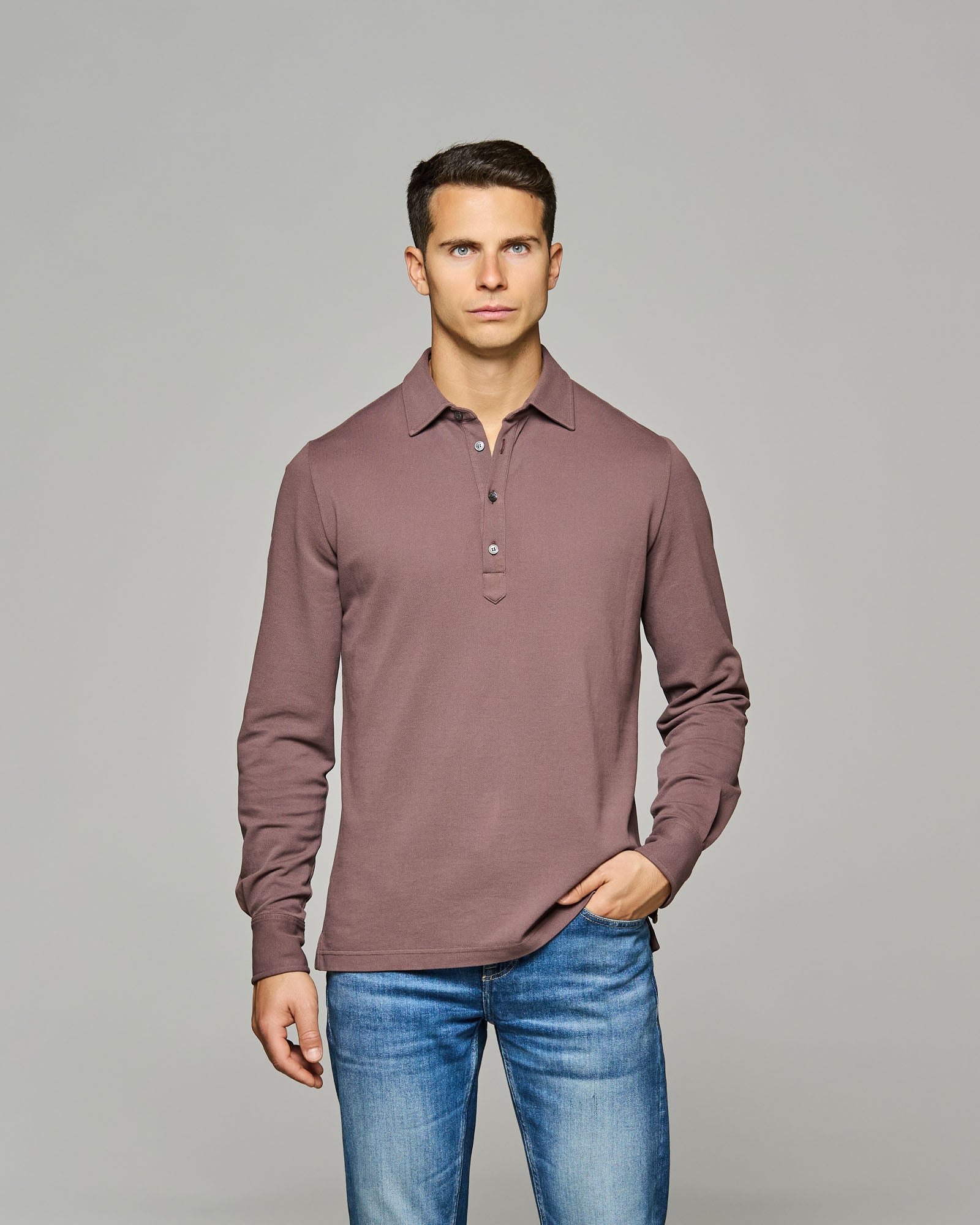 Polo Manica Lunga in Piquet