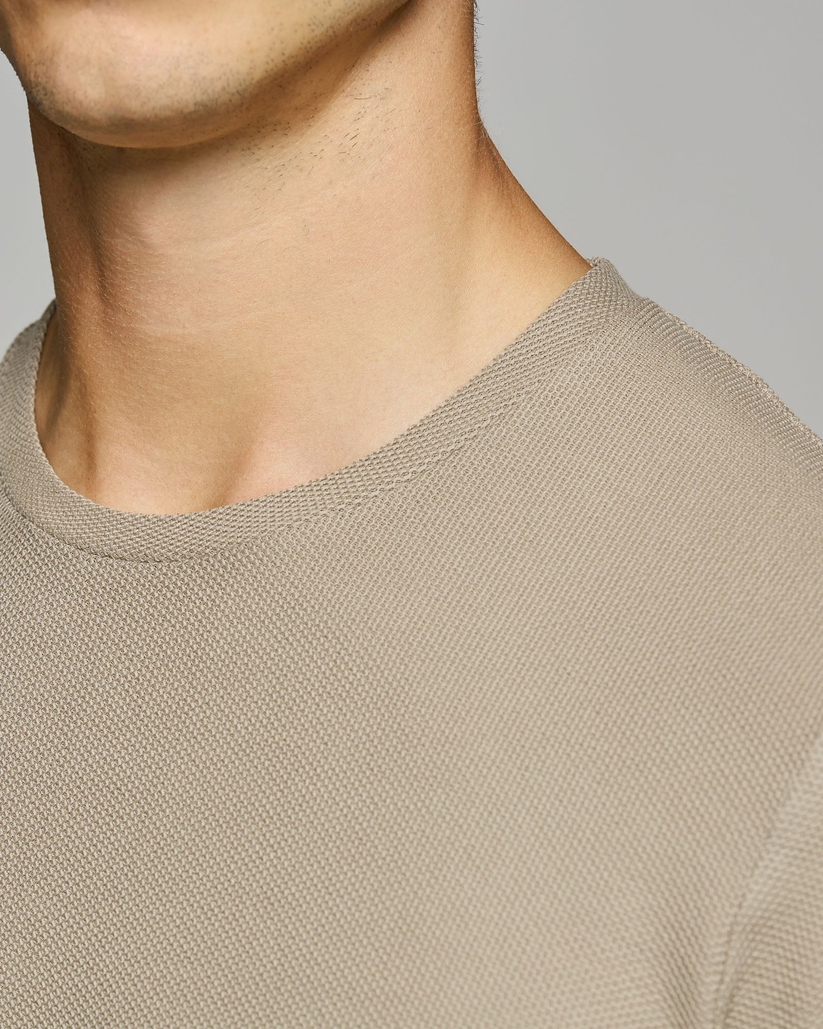 T-Shirt Girocollo Nido d'ape