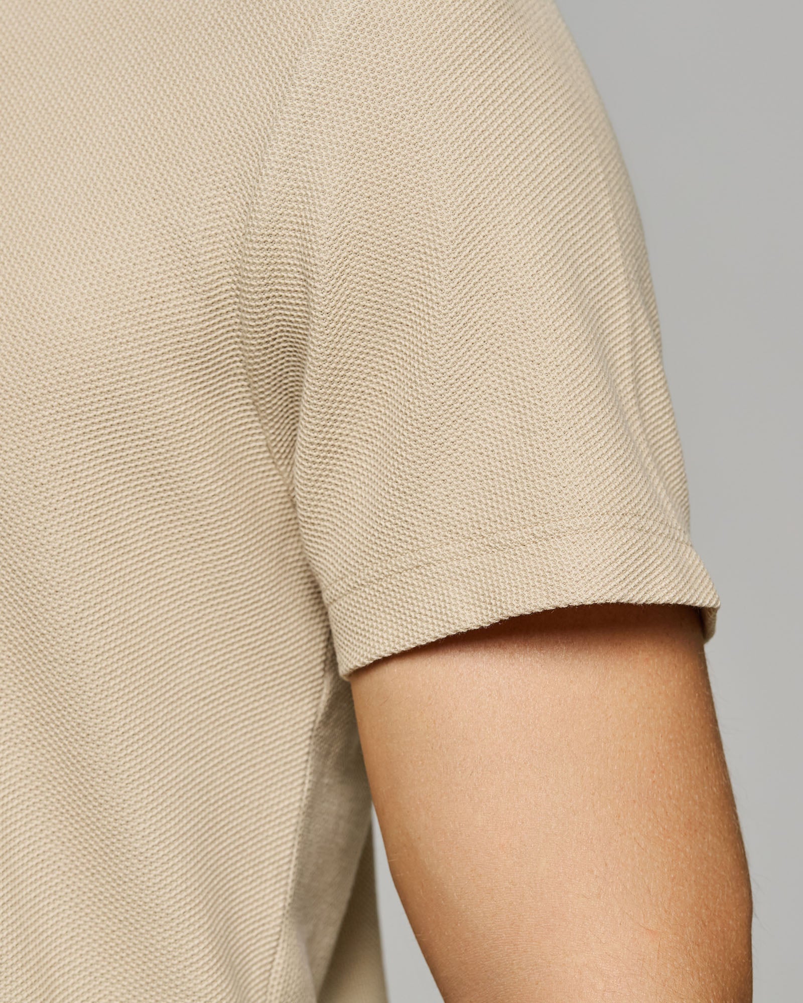 T-Shirt Girocollo Nido d'ape