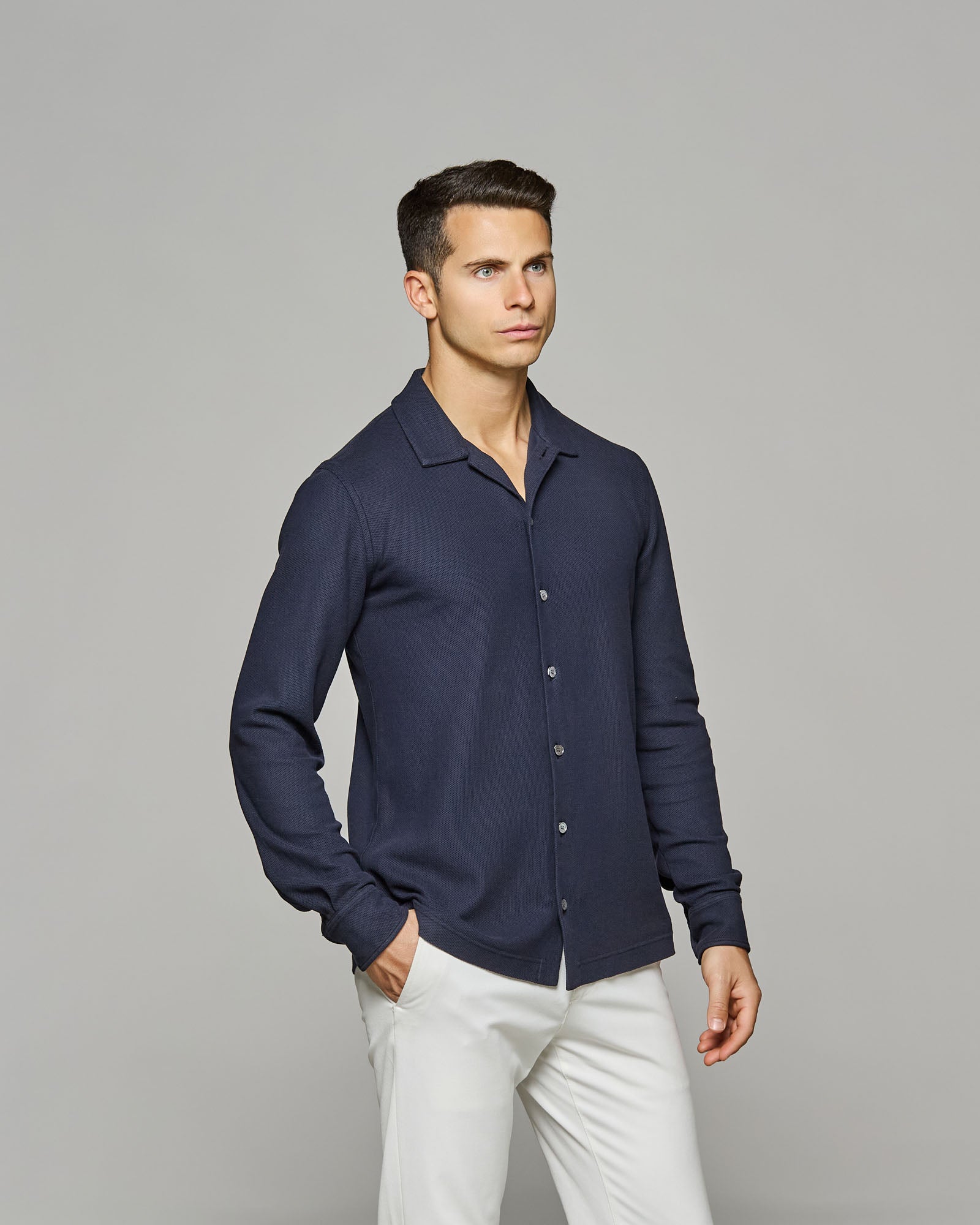 Polo Camicia Nido d'ape