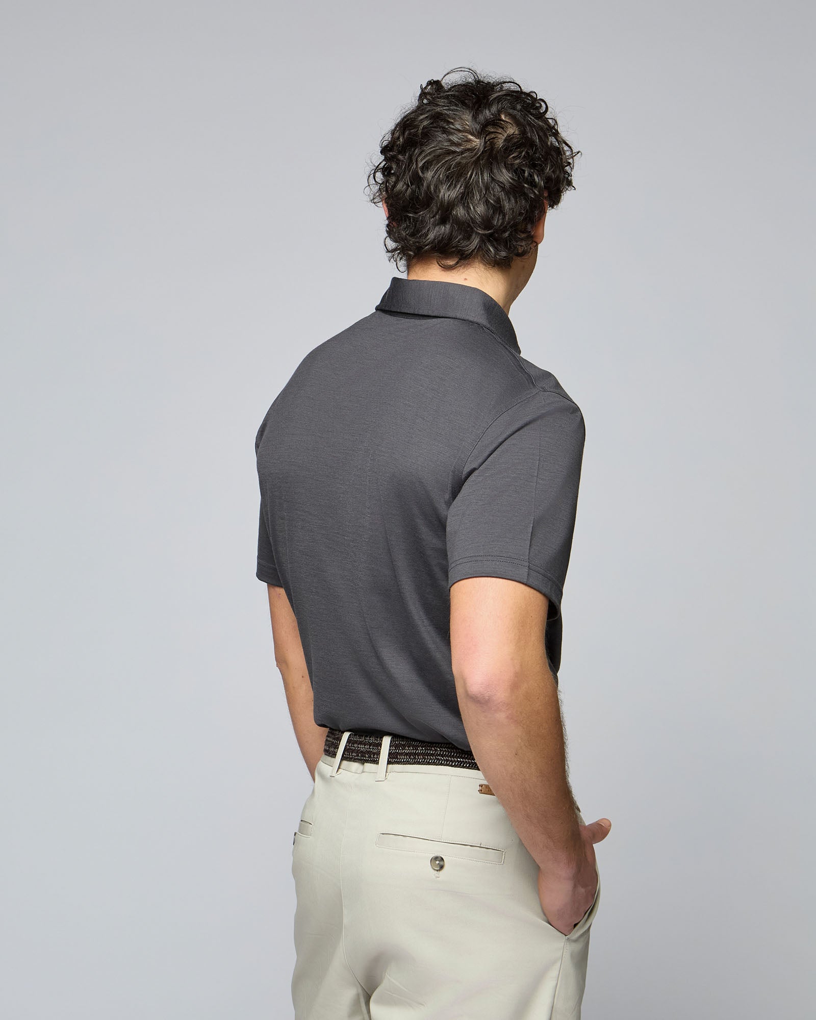Short Sleeve Polo with Buttons