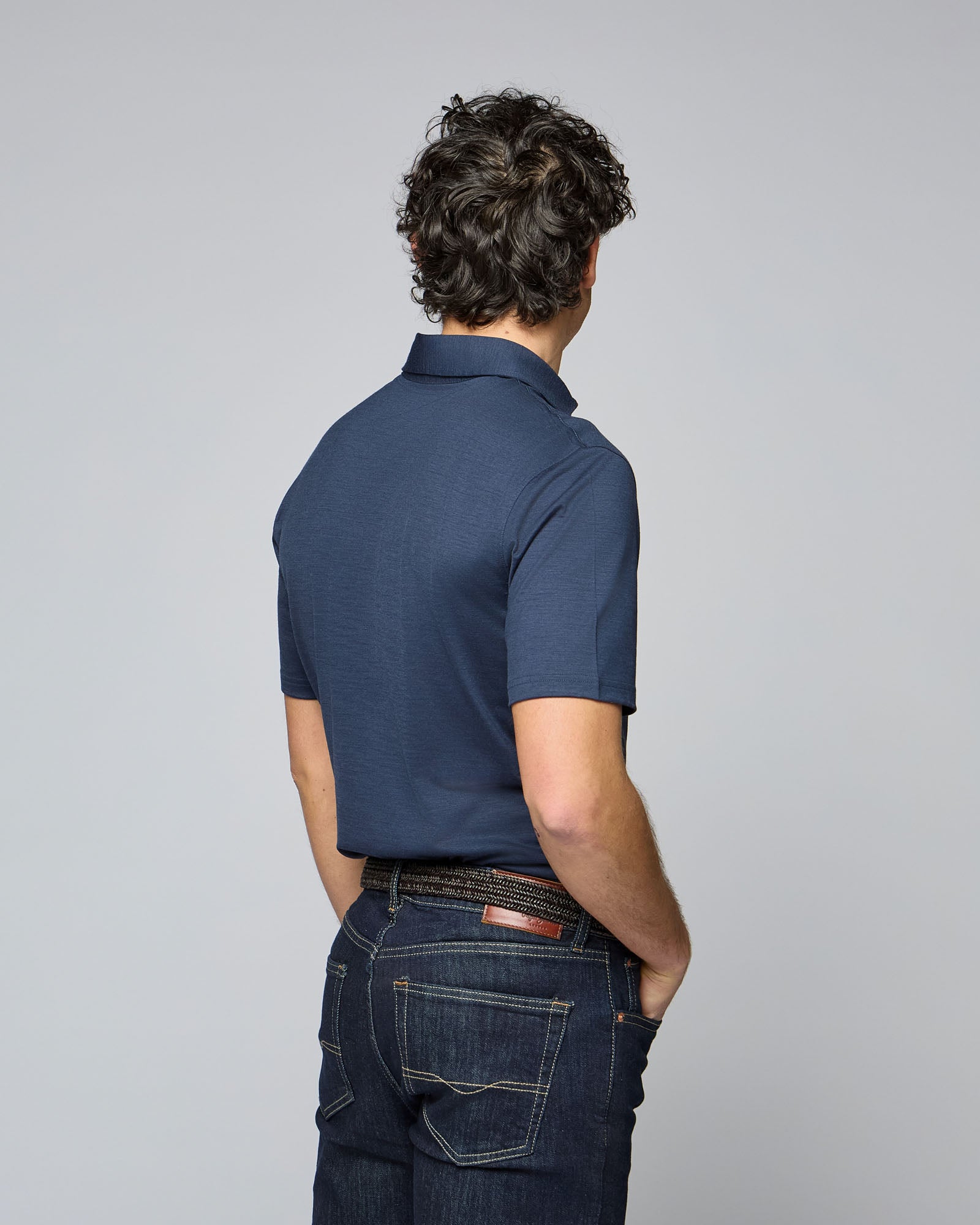 Short Sleeve Polo with Buttons