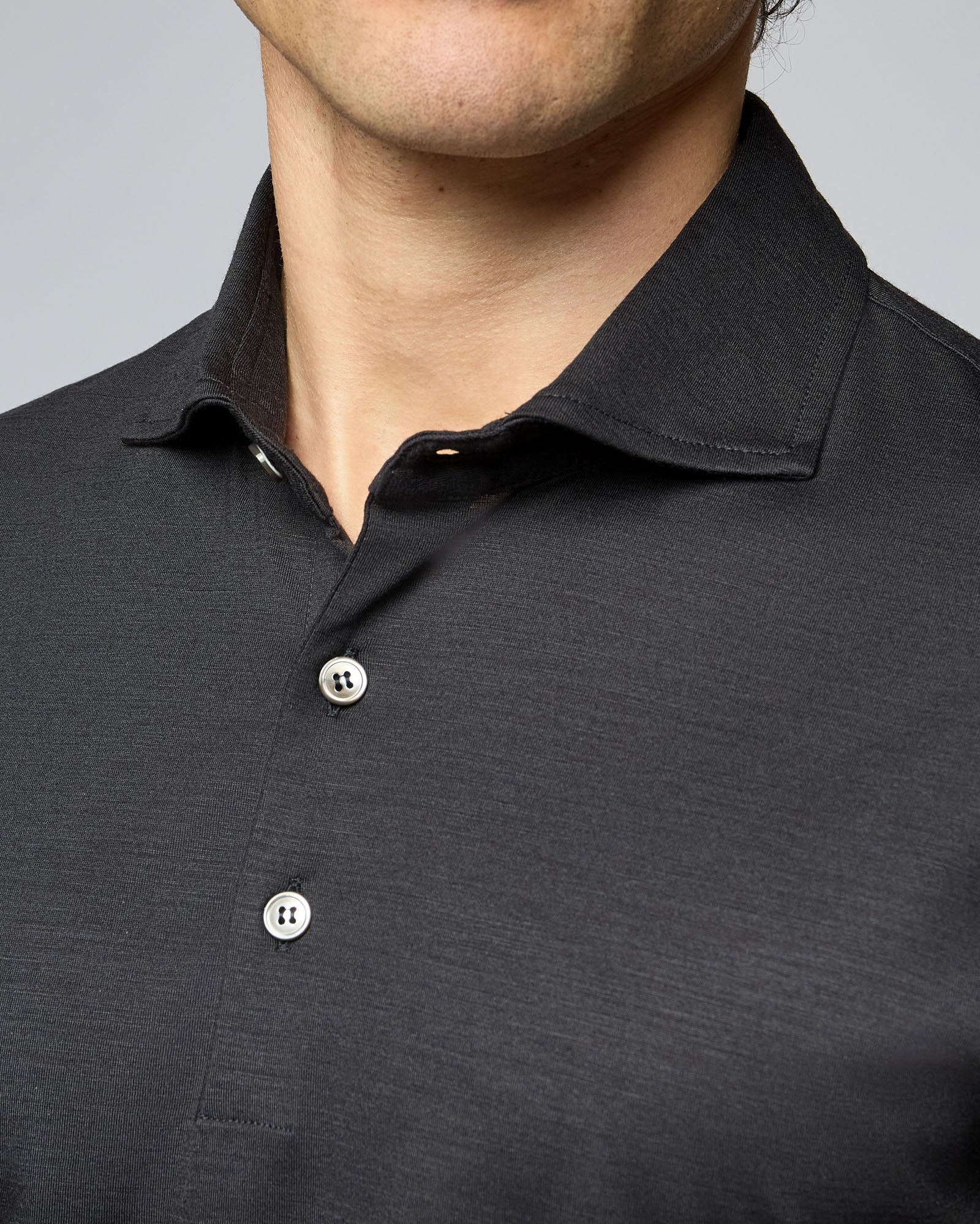 Short Sleeve Polo with Buttons