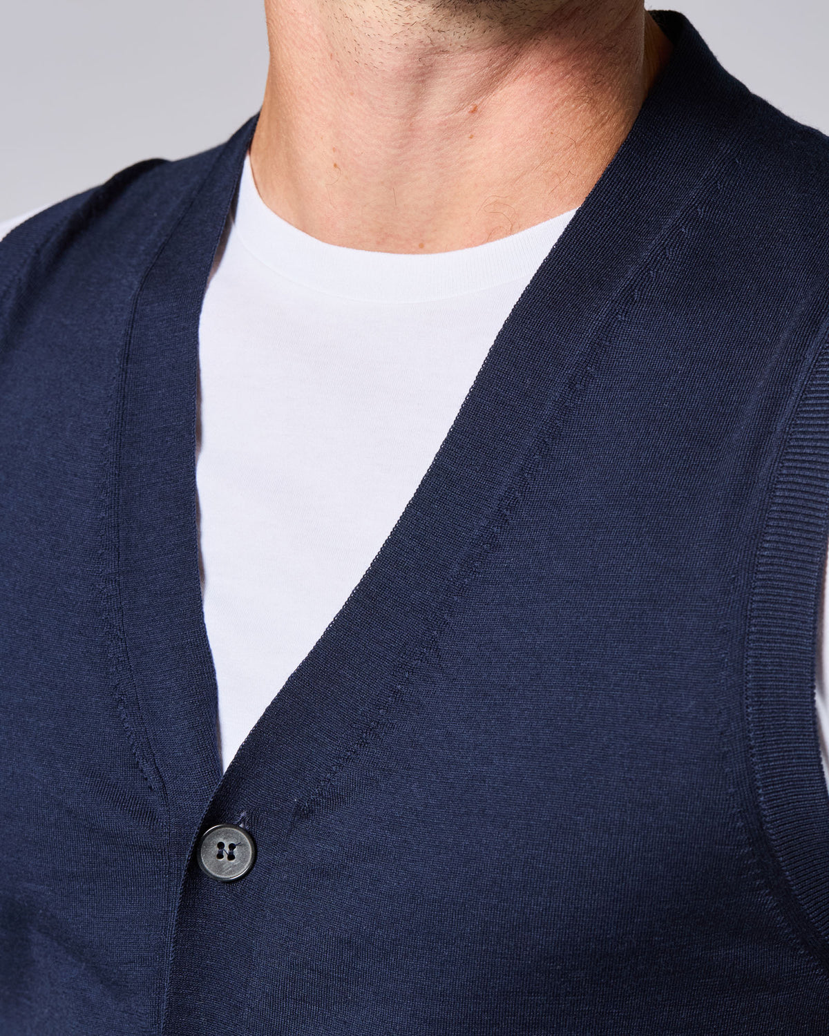 Buttoned Vest - Maestrale Wool