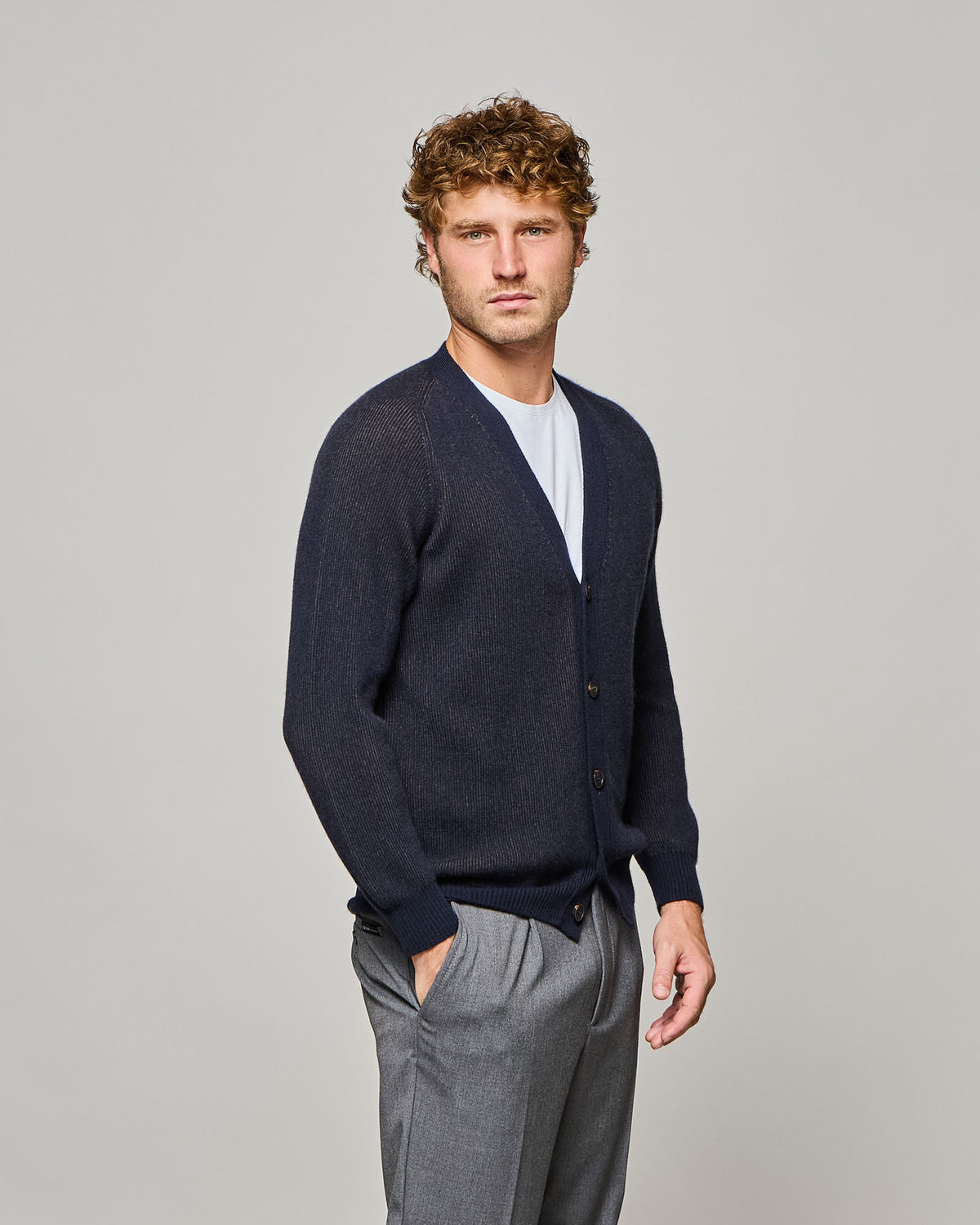 CARDIGAN TUNDRA COSTE SOTTILI