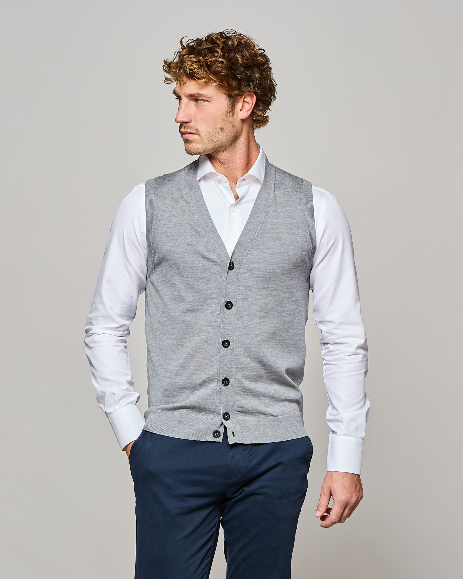 Gilet con Bottoni Maestrale