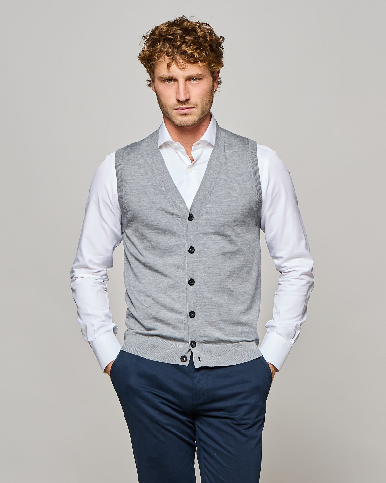 Gilet con Bottoni Maestrale