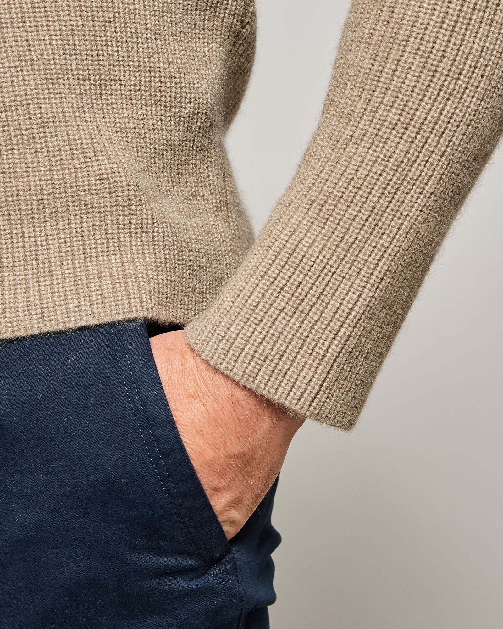 FULL ZIP TUNDRA IN PUNTO PERLATO