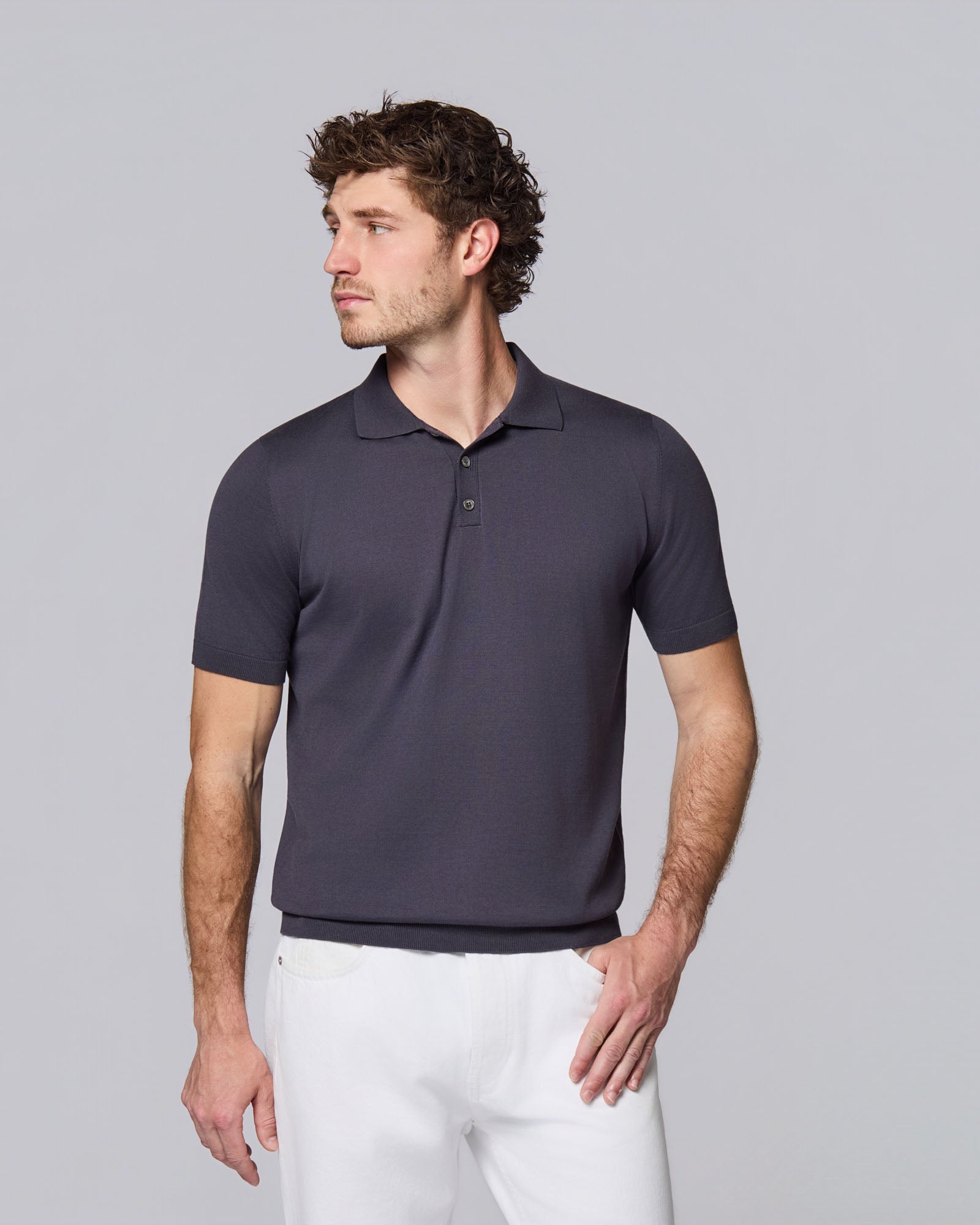 Polo Manica Corta con Bottoni