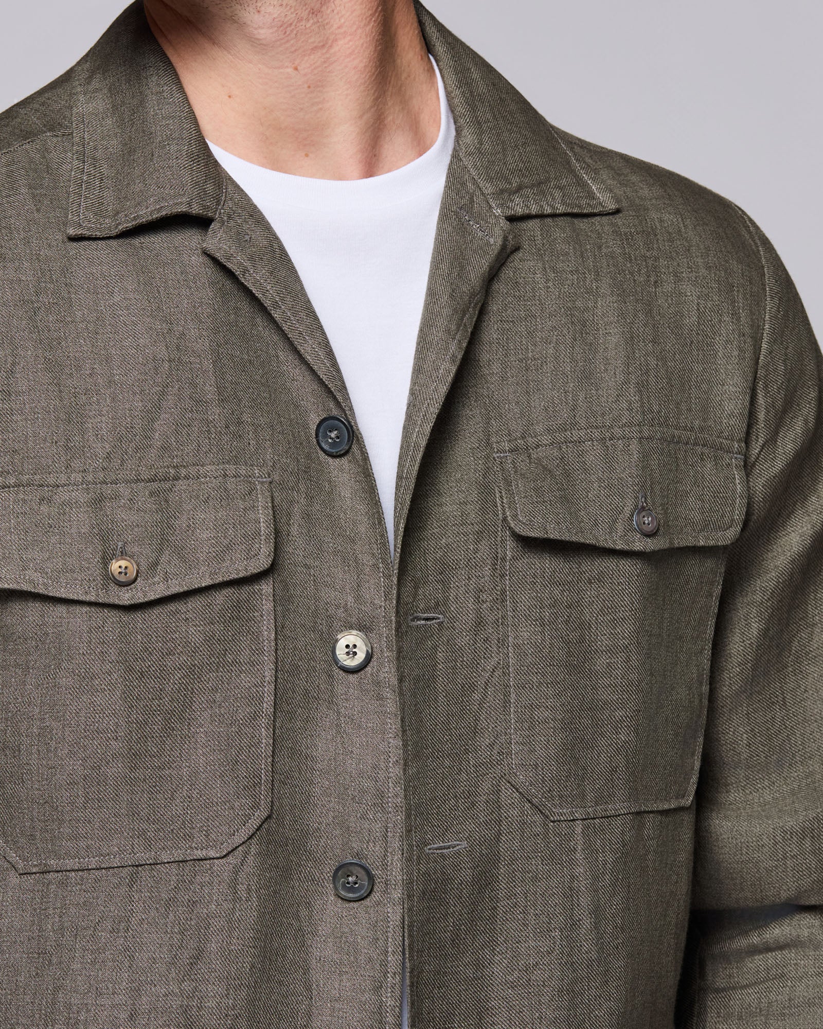 OVERSHIRT IN LINO