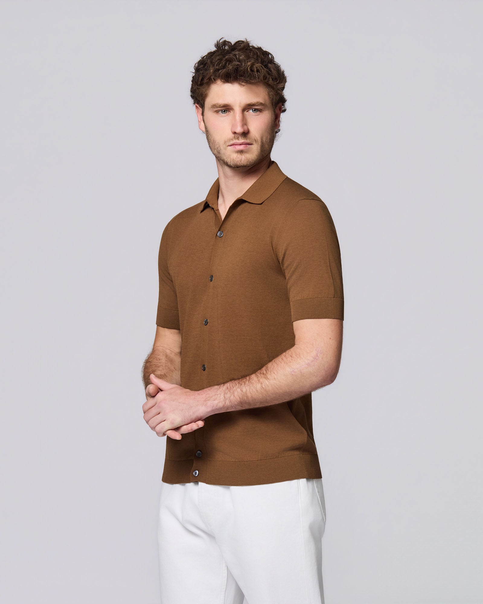 POLO MANICA CORTA CON  BOTTONI