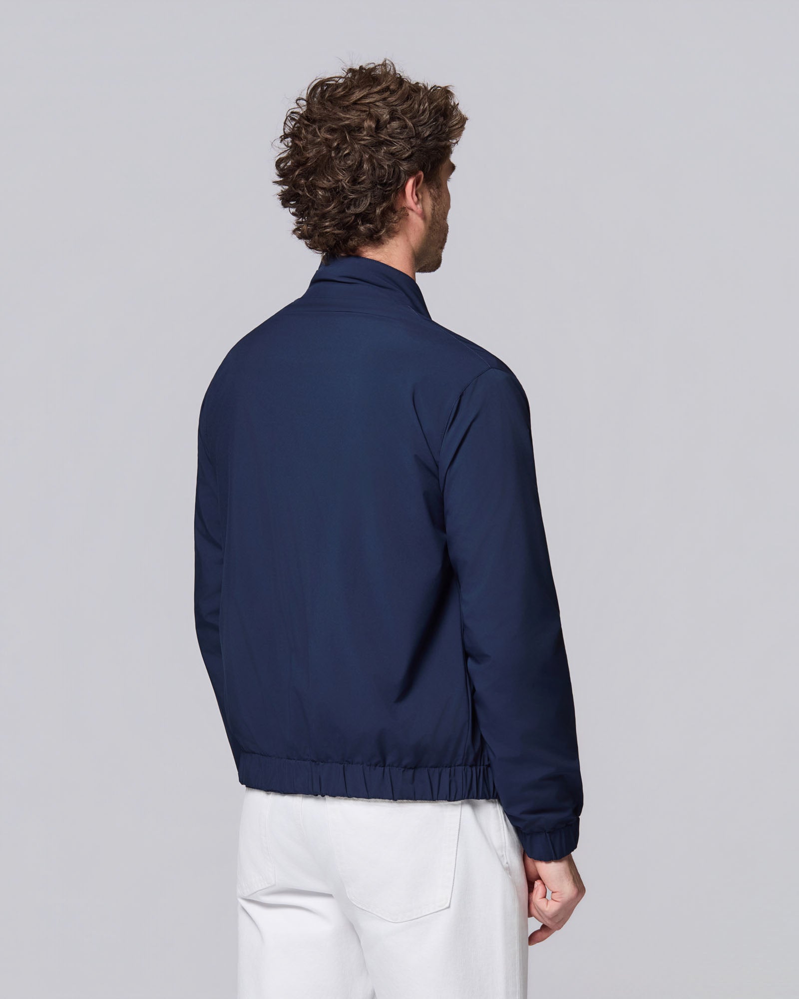 Jacket with Technical Fabric