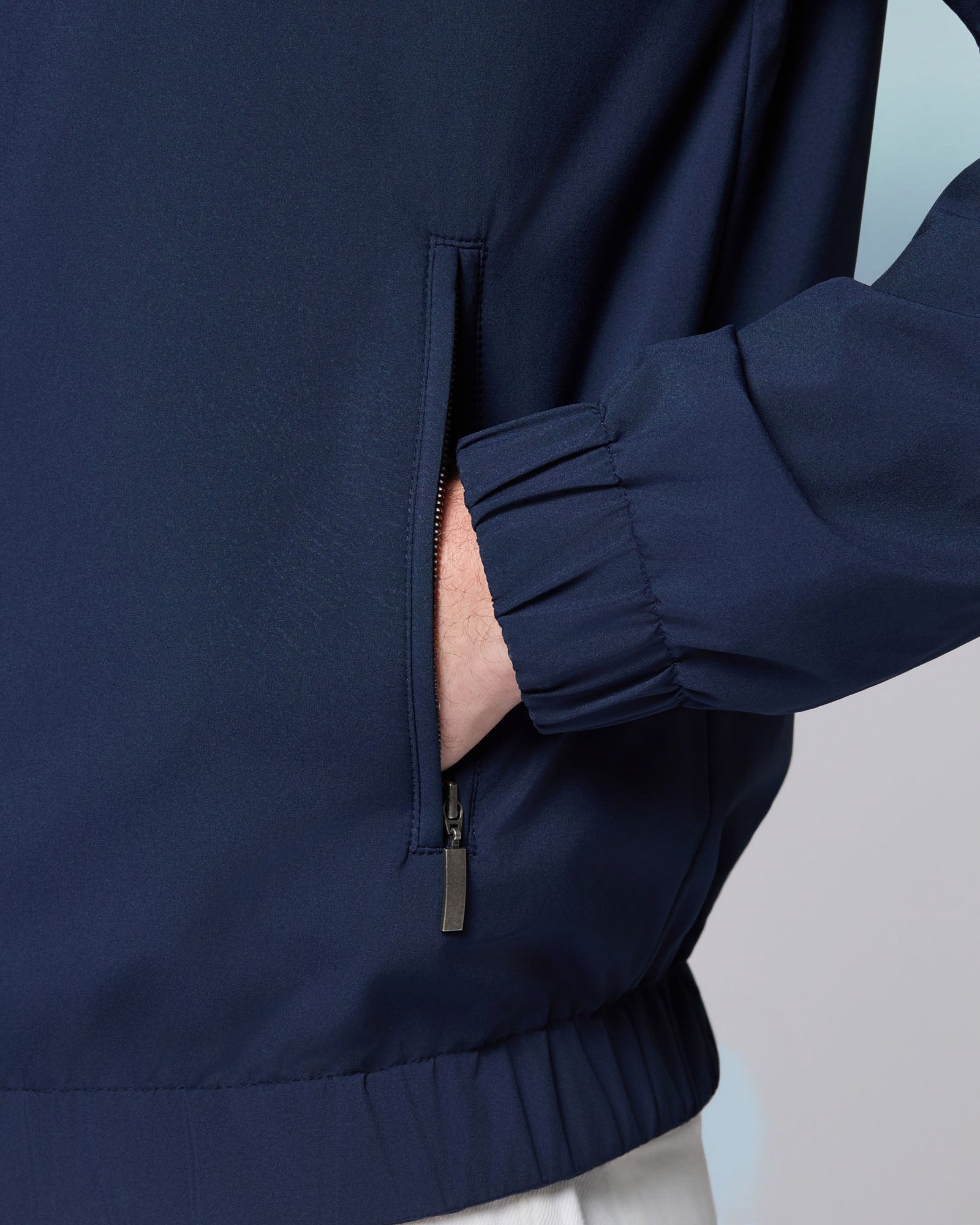 Jacket with Technical Fabric