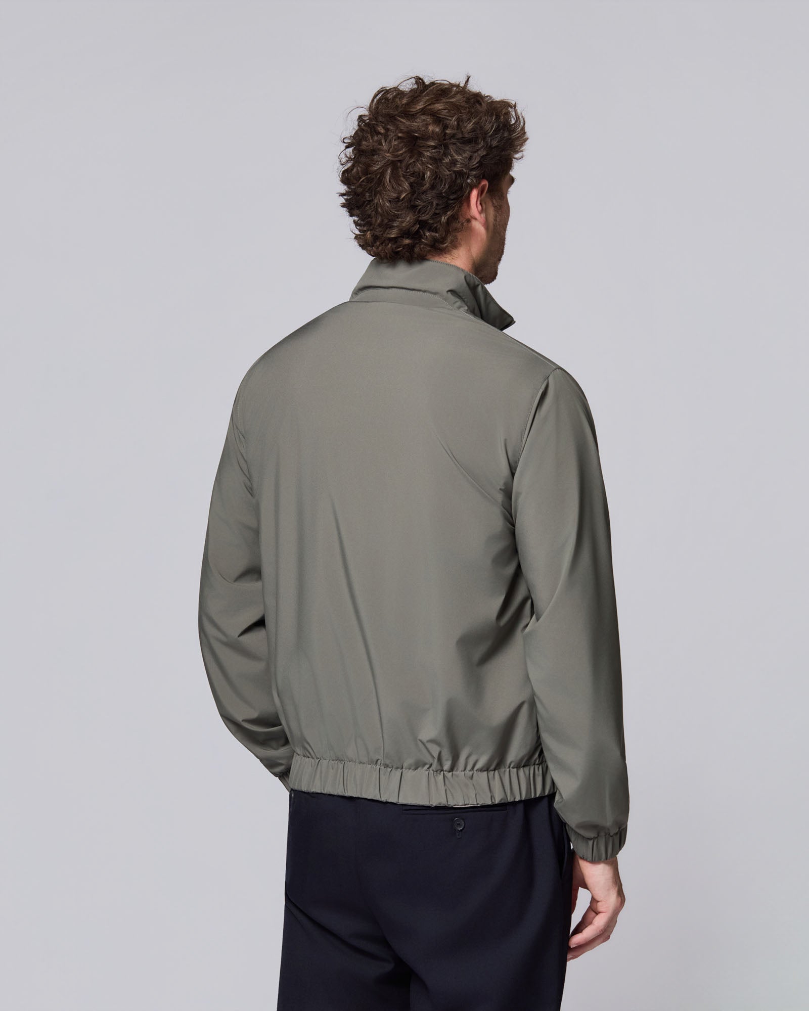 Jacket with Technical Fabric