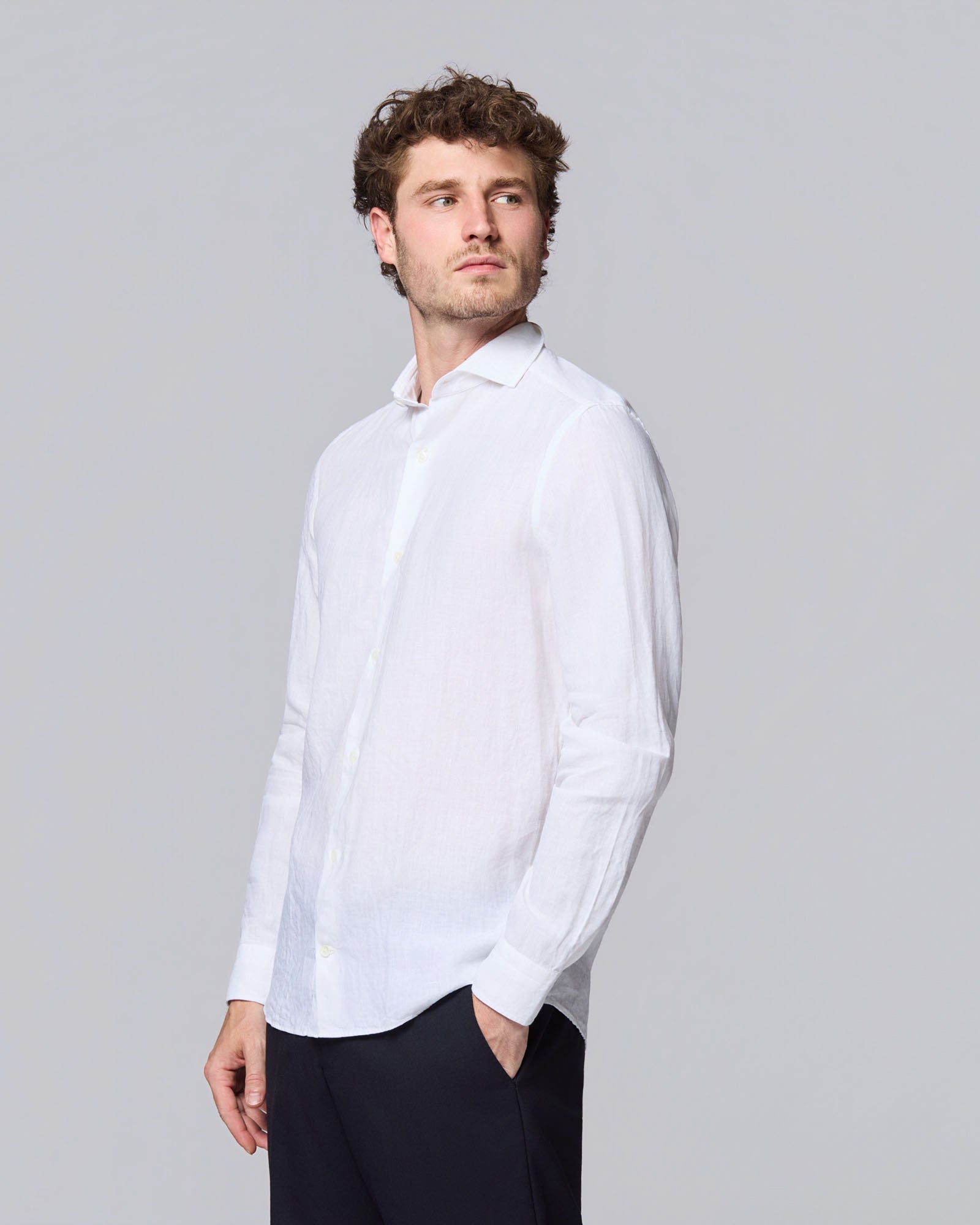 CAMICIA IN TELA - REGULAR FIT