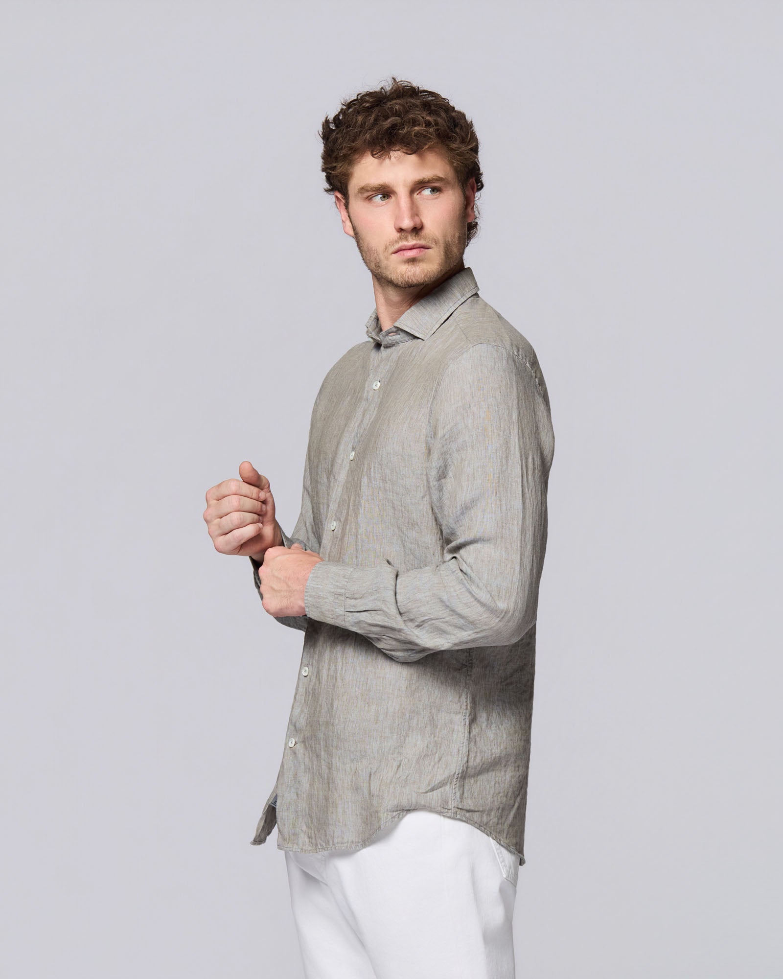 Camicia in Lino Delavè - Dress Fit