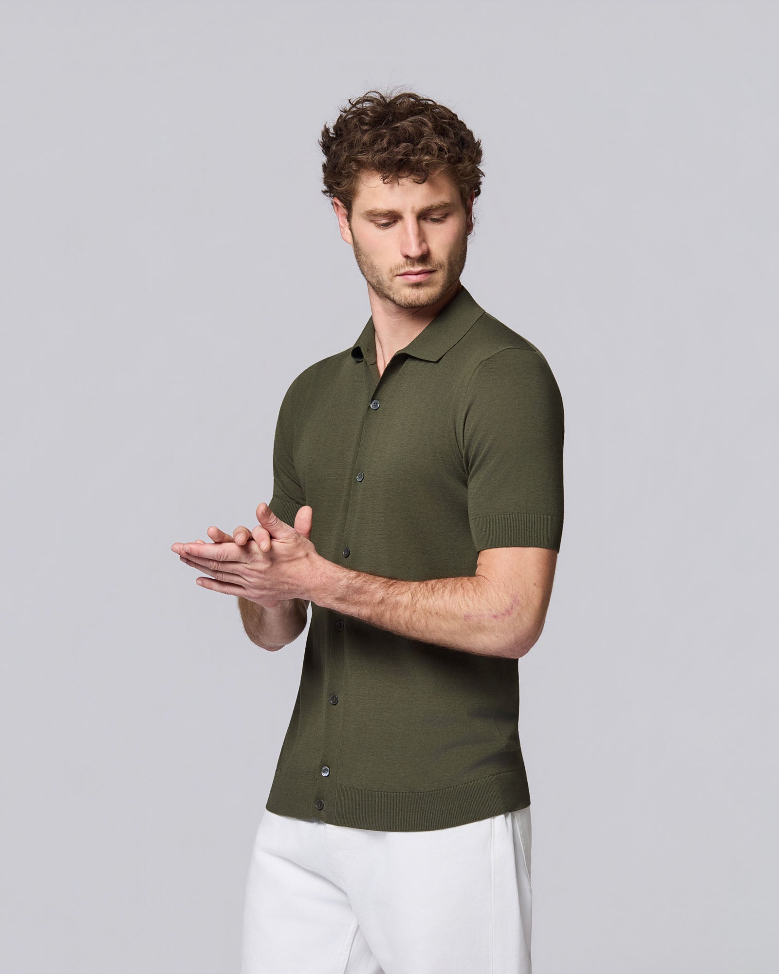 POLO MANICA CORTA CON  BOTTONI