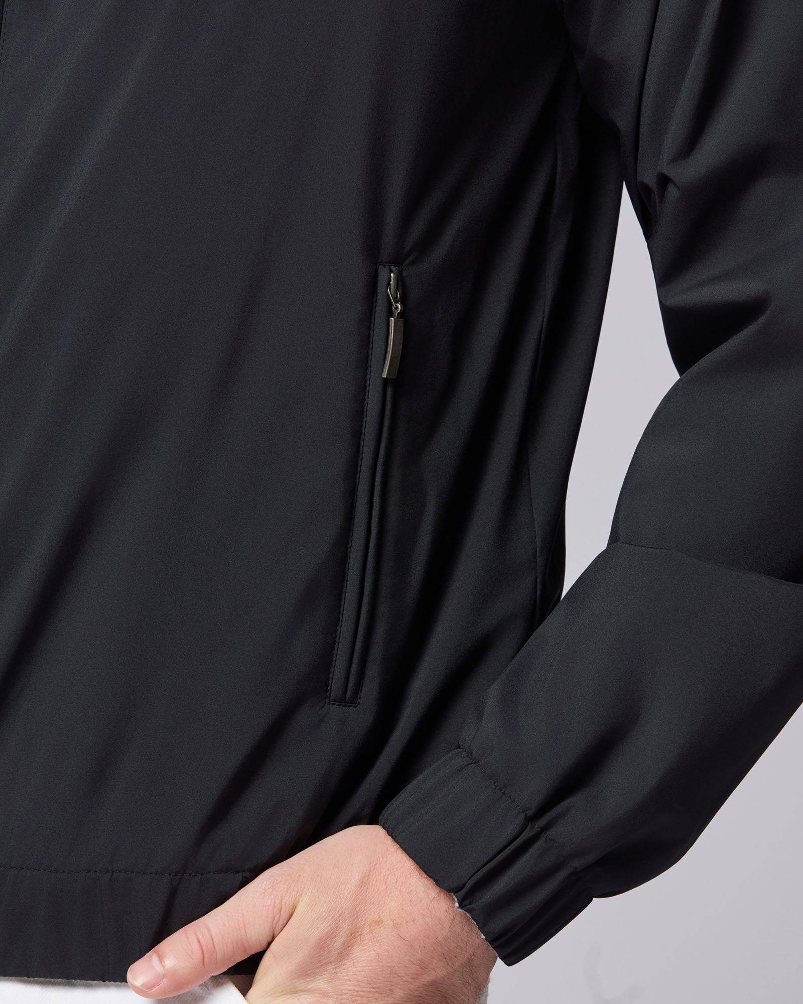 Jacket with Technical Fabric